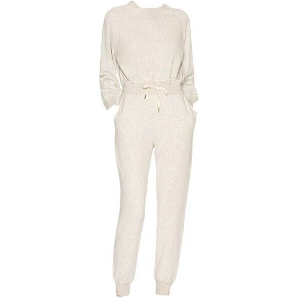 Spiritual Gangster Raglan Sleeve Jumpsuit L Heather Ash